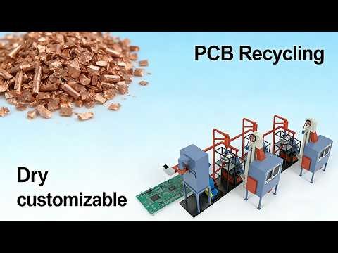 How to Process E-Waste for Max Profit: High-Purity PCB Recycling Line