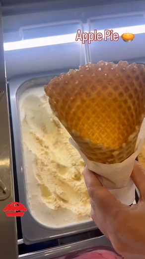 Smooth ice cream with pie crust toppings mixed in and a delicious apple flavor! 🍎🥧#icecream #celticcreamery #jensenbeach #florida #viral #thebesticecream #share #share #yummy #reels #celtic | Celtic Creamery Jensen Beach