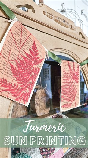 Amanda 🔨 Handmade On Poplar on Instagram: "Make your own sun prints with a few simple ingredients! I’m so excited with how mine turned out - the colors are perfect for fall! Supplies: turmeric powder, rubbing alcohol, baking soda, coffee filter (Comment “shop” and I’ll DM you a link to my supplies list!) Instructions: 🍁 Mix 1 tablespoon turmeric and ¼ cup rubbing alcohol in a jar. Pour mixture through a coffee filter. 🍁 Use a paintbrush to paint 1 coat of the turmeric mix