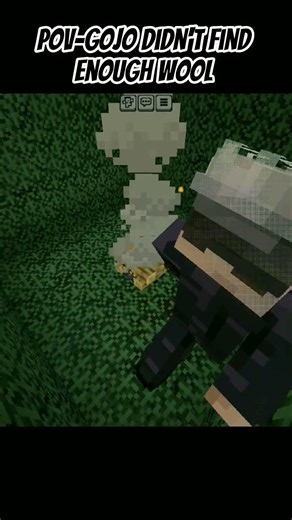 Gojo First Day in Minecraft 😱 #shorts #minecraft
