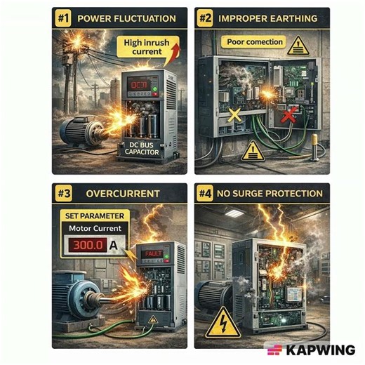 VFD Failure Common Causes | Industrial Automation