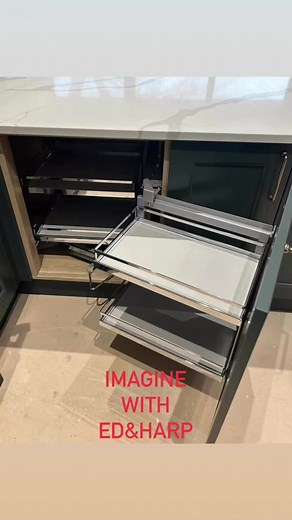 If you’re considering a New Kitchen this year we are here to help you on your journey. Our team ready and waiting to meet you Integrating storage solutions are a sure fire way to get the most out of your New Kitchen.殺 Keeps everything nice and organised and in turn enables you to get the most out of your New Kitchen❤️ There are many solutions available So pop in for a chat & let get started!! | Ed & Harp Kitchen Design | Facebook