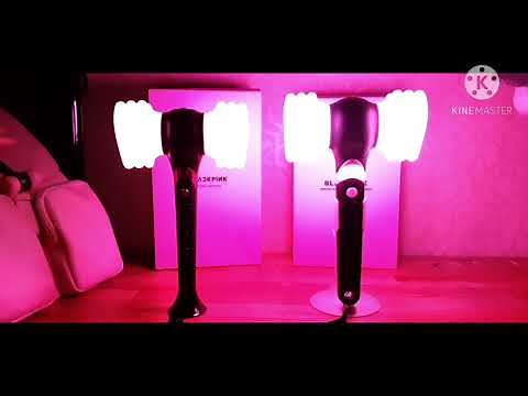 BLACKPINK lightstick comparison Version 1 vs Version 2