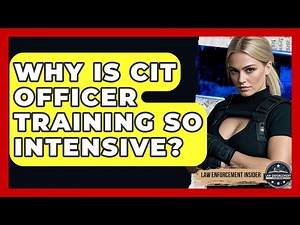 Why Is CIT Officer Training So Intensive? - Law Enforcement Insider