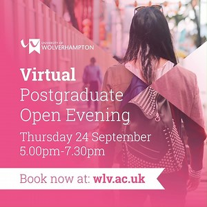 Our Virtual Postgraduate Open Evening is a great opportunity to find...