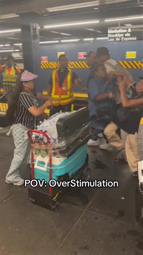 Subway fights or street MMA? Only in New York 🚇🥊” #nycta #funny #newyork #subway #subwaytrain