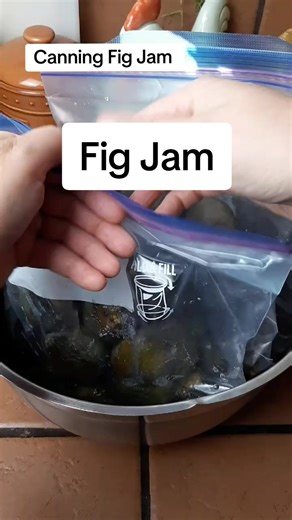 Fig jam is so simple 8 cups fresh or frozen figs 8 cups sugar juice of 1 lemon #jam #figjam #homemadejam #homesteadinglifesyle #homesteadingtiktok #homesteasersofcanada