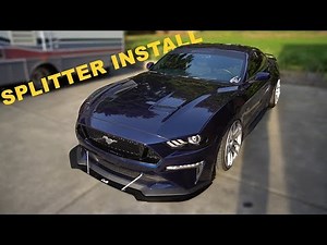 Mustang 5.0 Splitter Install
