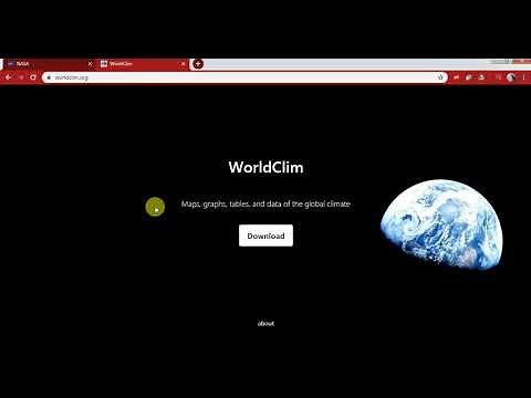 How to download data from WorldClim.