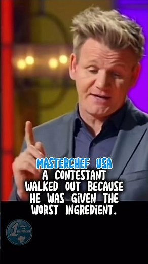 A contestant walked out because he was given the worst ingredient! #masterchef
