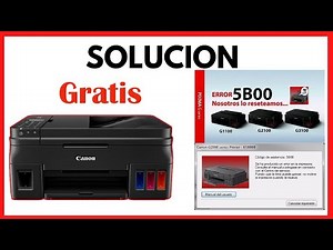 Poner de Fabrica o Resetear la impresora Canon G2100, G3100, G4100 - Sin Programas 2022