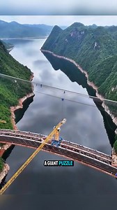 1.5K views | A 100 meter arch bridge in China that makes even gravity seem powerless | How Things Made | Facebook