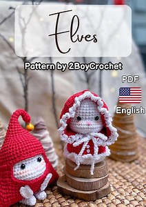 Crochet Christmas Amigurumi Elves Pattern (PDF) - Etsy UK