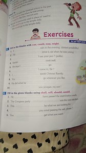 Fill in the blanks with appropriate modals:A. Fill in the bla... | Filo