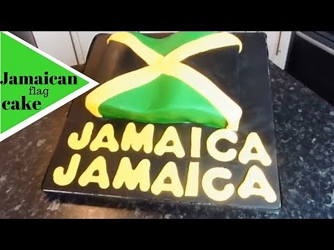 How to make a Jamaican Flag Cake