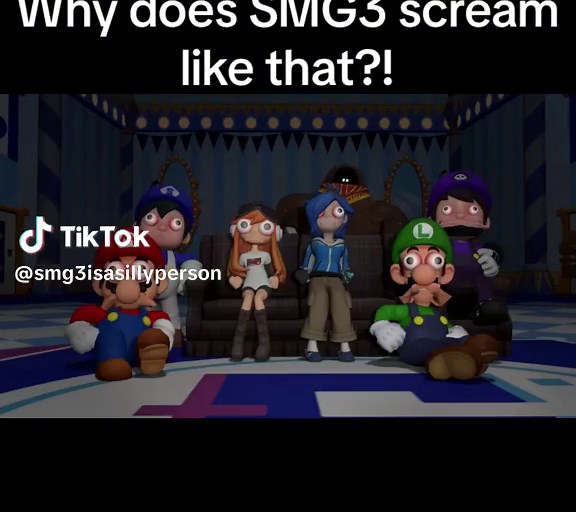 GELP HELP WHY DIES HE SCREAM LIKE A LITTLE GIRL #SMG3 #SMG4 #MARIO #MEGGY #TARI #BOB