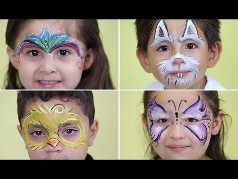 Pintacaritas fáciles para primavera