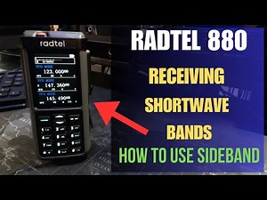 RADTEL 880 HOW TO USE SSB & SHORTWAVE MODES