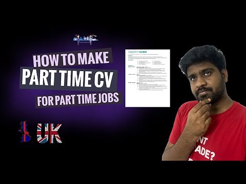 How to make Part time CV | Resume for Part time jobs