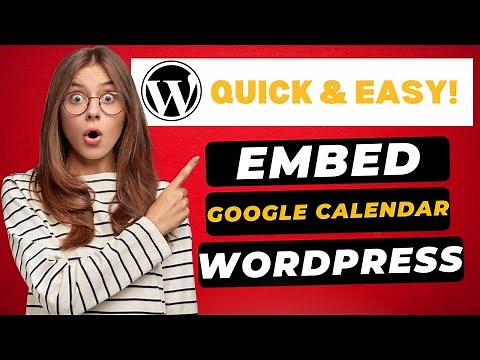 How To Embed Google Calendar In WordPress 2026 🔥 - (FAST & Easy!)
