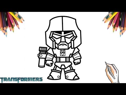 COMO DESENHAR O MEGATRON CHIBI | TRANSFORMERS | HOW TO DRAW MEGATRON CHIBI