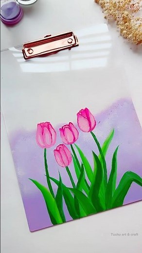 Painting on a Clipboard! #art #painting