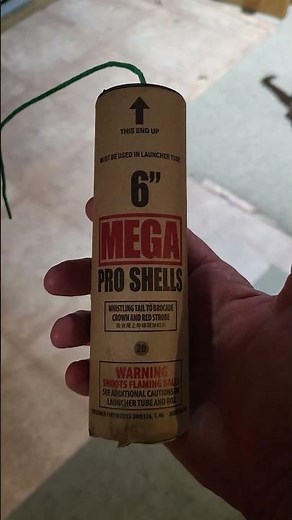 Single firework mortar demo. #fireworks