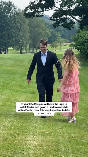 Forcing my Finnish husband to run for my social media content does not really work.🤣 #couple #married #momanddad #finland #tinderdate | Diana Rantamäki