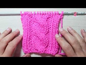 Ochos / Trenzas a dos agujas paso a paso