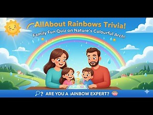 🌈✨ All About Rainbows Trivia! | Family Fun Quiz on Nature's Colourful Arch! 💧☀️