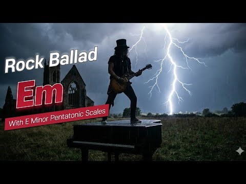Slash Style Rock Ballad Backing Track in E Minor | November Rain Vibe