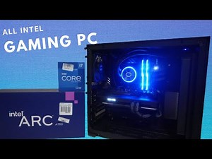 All Intel Gaming PC Build! Intel i7 12700k & Intel Arc A750