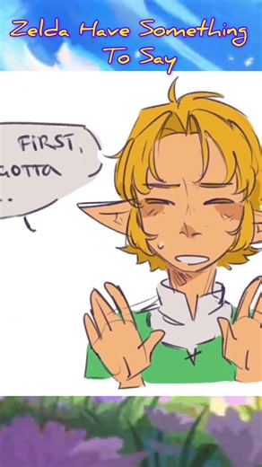 Zelda Have Something To Say [📖Link Comic] #zelda #comicdub