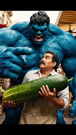 HULK AZUL ENLOQUECIÓ POR ESTE PEPINO 😱