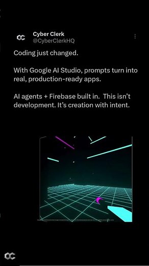 With Google Al Studio, ideas don't wait anymore. What would you build if execution was instant?