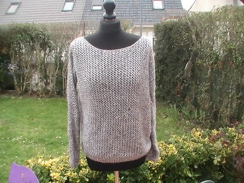 PULL AU TRICOT POUR FEMME
