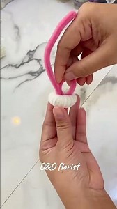 DIY pipe cleaner tutorial 🐰 cute #pipecleaners #handmade