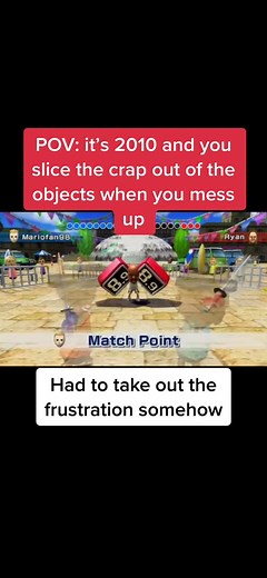 Gameplay from Mariofan98 #wii #wiisports #wiisportsresort #pov #meme