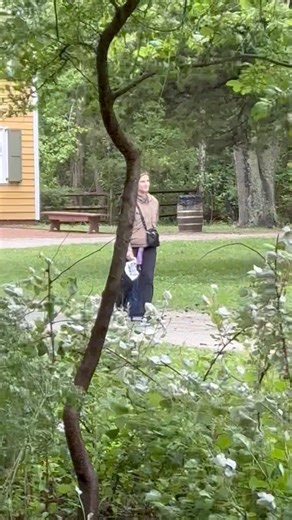 It was a windy day at the Village! Today we hosted 75 kindergarteners. It’s wonderful to see the kids so eager to learn! Playing at the water pump is always a favorite stop. You can see them in the video gathered around the pump taking turns. We love field trip season❤️ | Historic Cold Spring Village