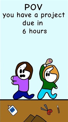 When a School Project is due in 1 Month