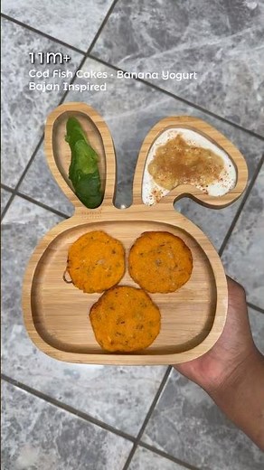 What My 11 Month Old Ate | Bajan Inspired Soft Cod Fish Cakes