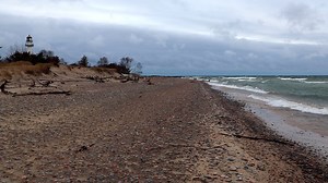 4.4K views · 319 reactions | Typical November day at Whitefish Point Lighthouse - strong north winds, rolling waves, gray clouds, bare trees and yellow beach grass. Lake Superior - Whitefish Point Lighthouse - Whitefish Point, Michigan - November 6, 2018 Photography by Frances Czapski | Whitefish Point Michigan | Facebook