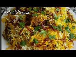 Easy Biryani Laham homestyle Recipe [ Lamb Biryani Arabic dish
