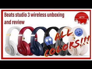 $2100 BEATS UNBOXING ALL COLORS | Beats studio wireless 3 unboxing + review