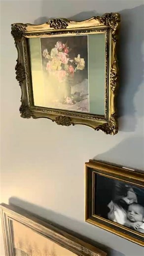 How to tone down yellow gold frames to a more muted brassy finish! #thrift #diy #vintagethrift