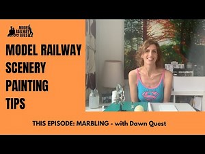 Model Railway Scenery Painting Tips: Marbling