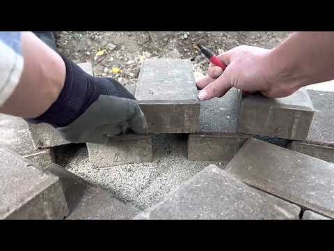 How to RE-USE pavers to create the Perfect Patio! Part 4: Paver Laying #pavers #diy #home
