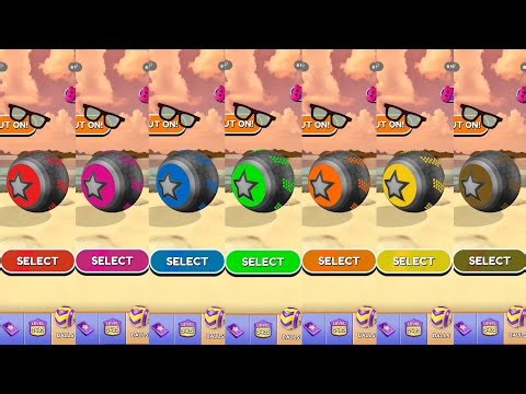 Going Balls Red Pink Blue Green Yellow Orange Brown Black Android / Ios Gameplay Super SpeedRun