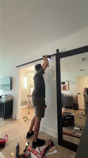 Barn door installation