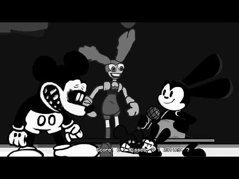 Oswald Sings Really Happy (FNF Really Happy But Mickey Mouse x Oswald Sing It) - Friday Night Funkin